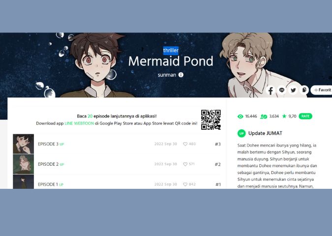 Webtoon Mermaid Pond