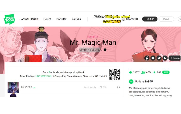Webtoon Mr. Magic Man