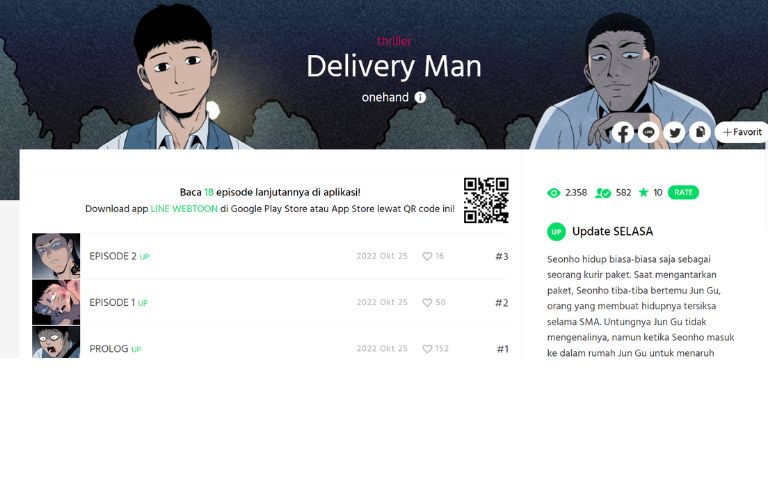 Webtoon Delivery Man